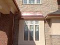 copper roof over window