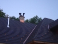 copper flashing on roof